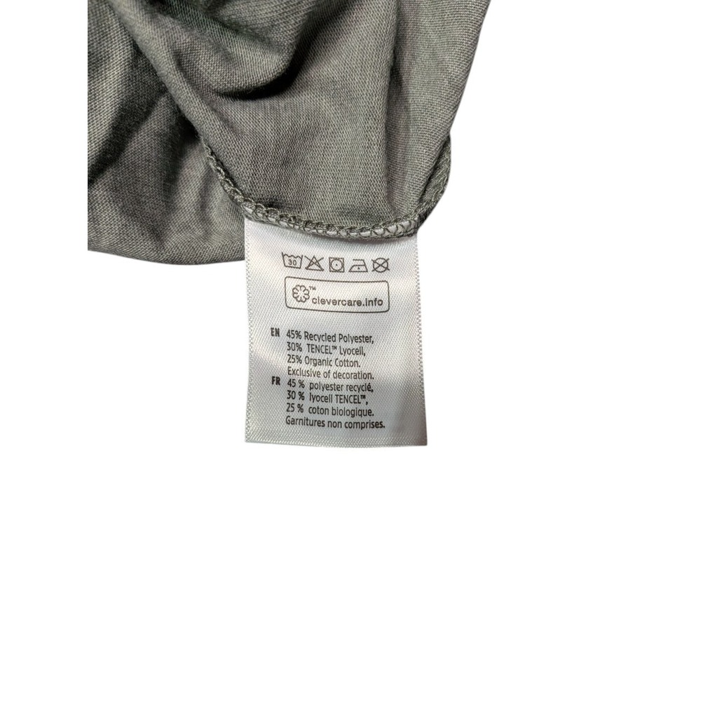 tentree Women XS Willow Square T-Shirt Agave Green Heather Nature Graphic NWT - Picture 6 of 8